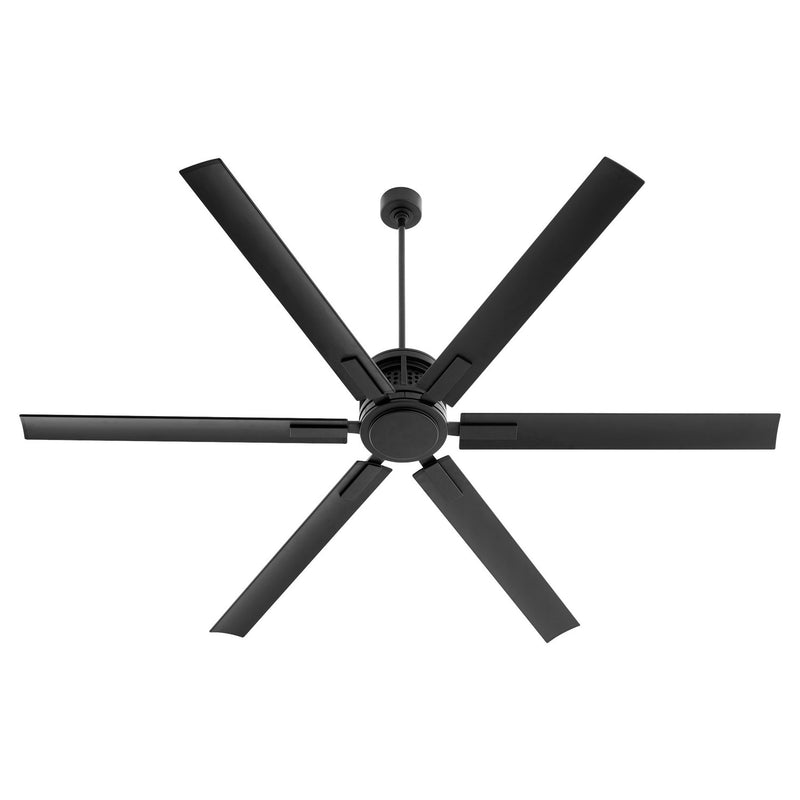 Quorum 10806-59 80" Ceiling Fan, Matte Black