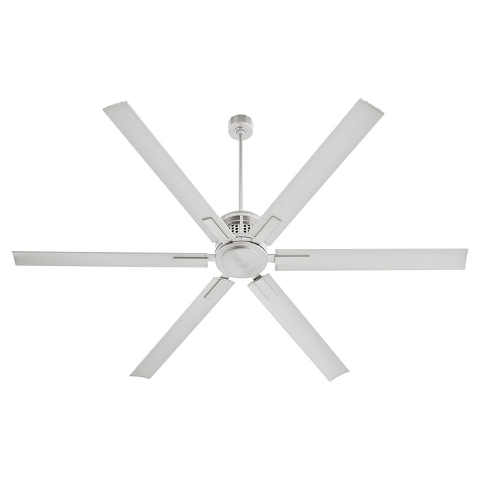 Quorum 10806-65 80" Ceiling Fan, Satin Nickel