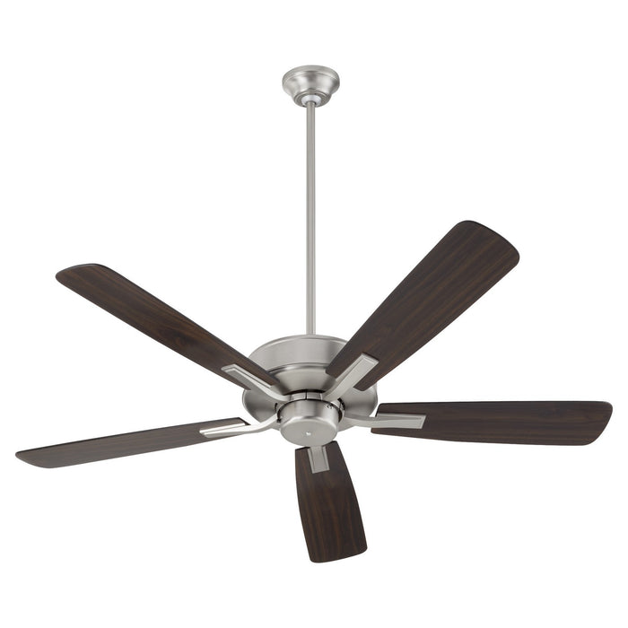 Quorum 4525-165 52" Ceiling Fan, Satin Nickel