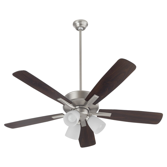 Quorum 4525-3165 52" Ceiling Fan, Satin Nickel