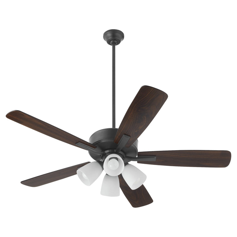 Quorum 4525-4159 52" Ceiling Fan, Matte Black