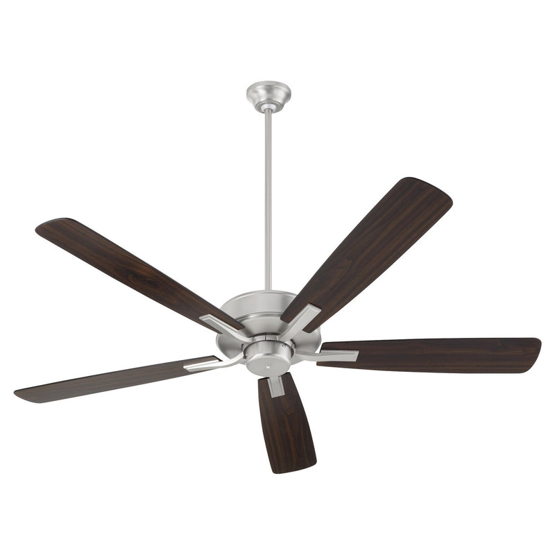 Quorum 4605-165 60" Ceiling Fan, Satin Nickel