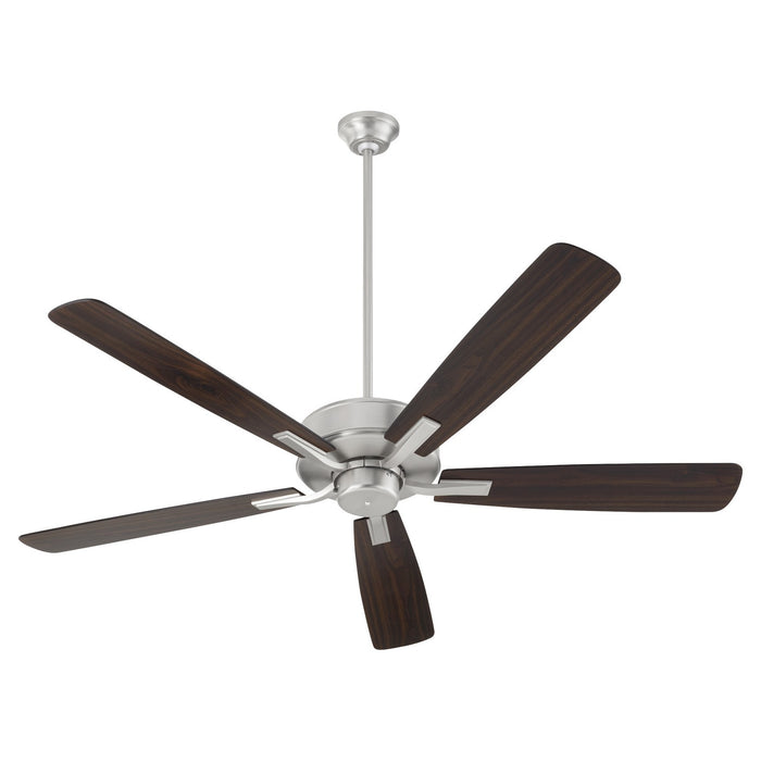 Quorum 4605-165 60" Ceiling Fan, Satin Nickel