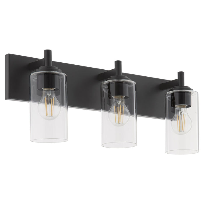Quorum 5200-3-59 Three Light Vanity, Matte Black