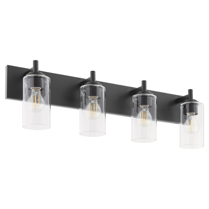 Quorum 5200-4-59 Four Light Vanity, Matte Black
