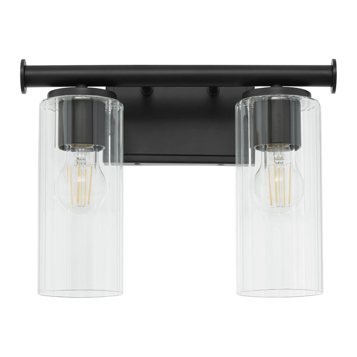 Quorum 541-2-59 Two Light Vanity, Matte Black