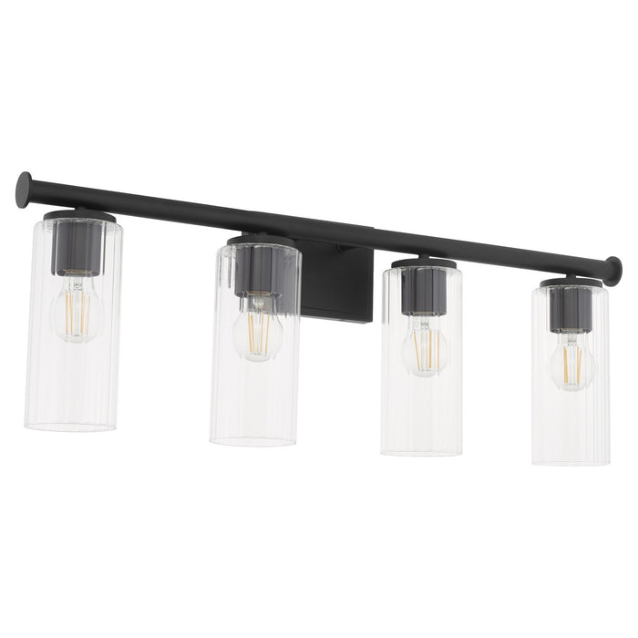 Quorum 541-4-59 Four Light Vanity, Matte Black