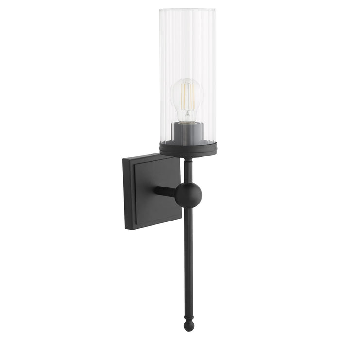 Quorum 560-1-59 One Light Wall Mount, Matte Black