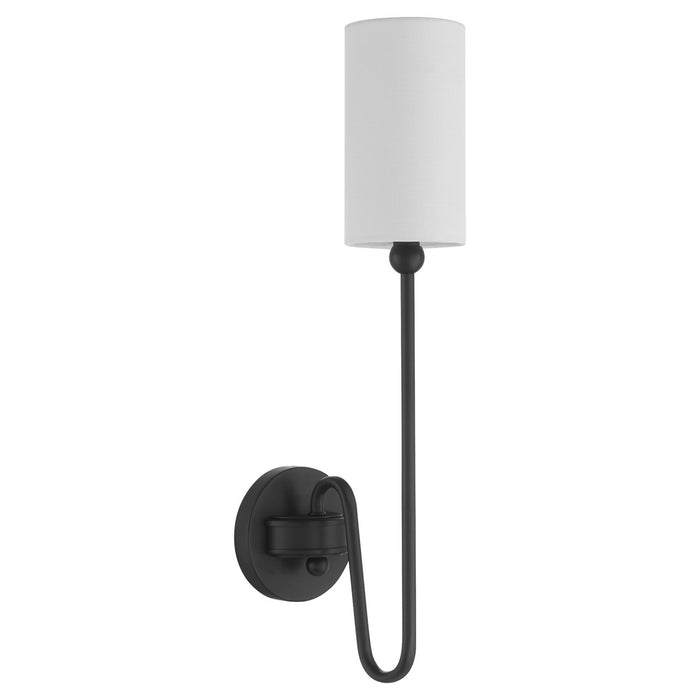 Quorum 597-1-59 One Light Wall Mount, Matte Black