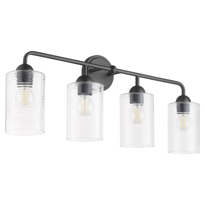 Quorum 598-4-59 Four Light Vanity, Matte Black