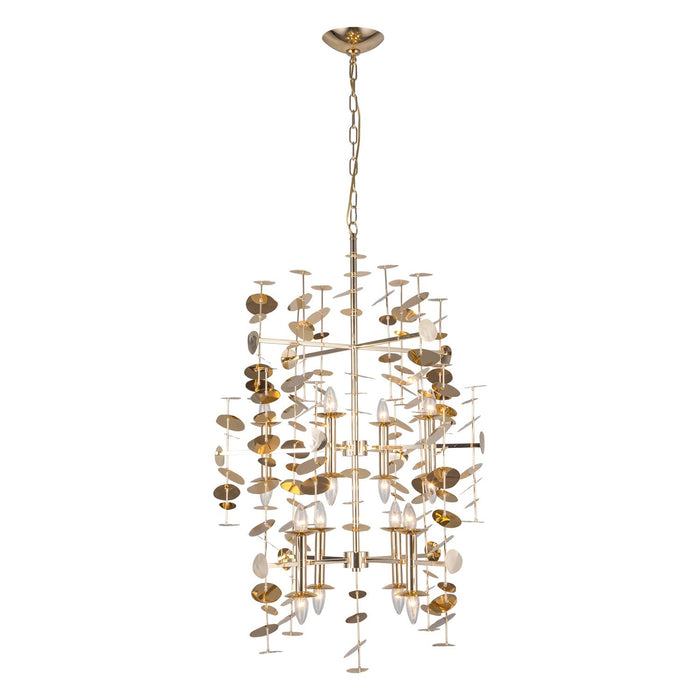 Alora CH340041PB 16 Light Chandelier, Polished Brass (Display - Final Sale)