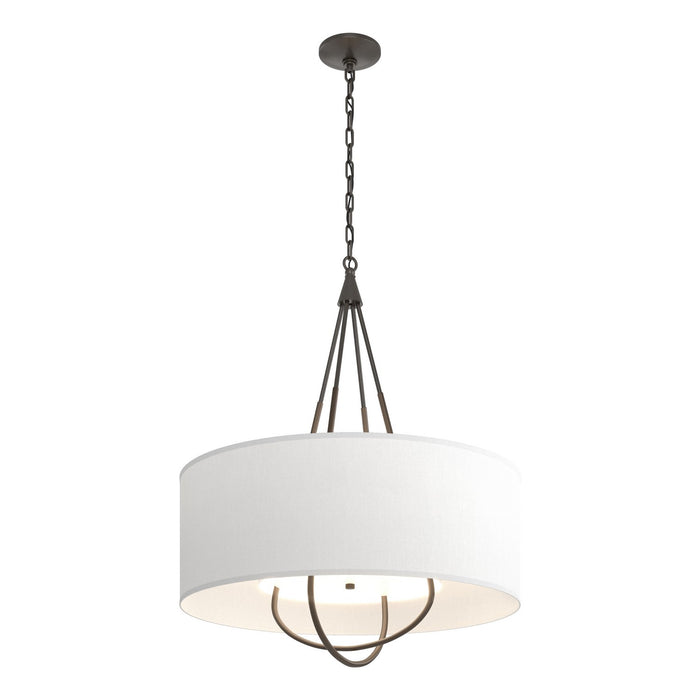 Hubbardton Forge 104230-SKT-14-05-SF2811 Four Light Pendant, Oil Rubbed Bronze