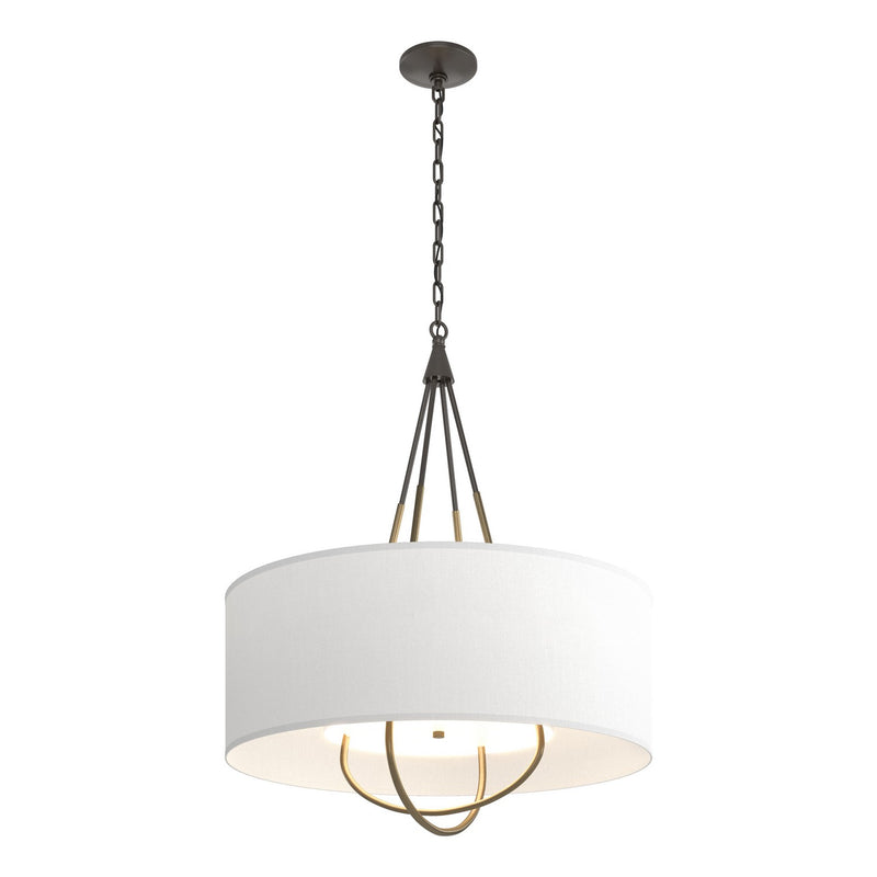 Hubbardton Forge 104230-SKT-14-84-SF2811 Four Light Pendant, Oil Rubbed Bronze