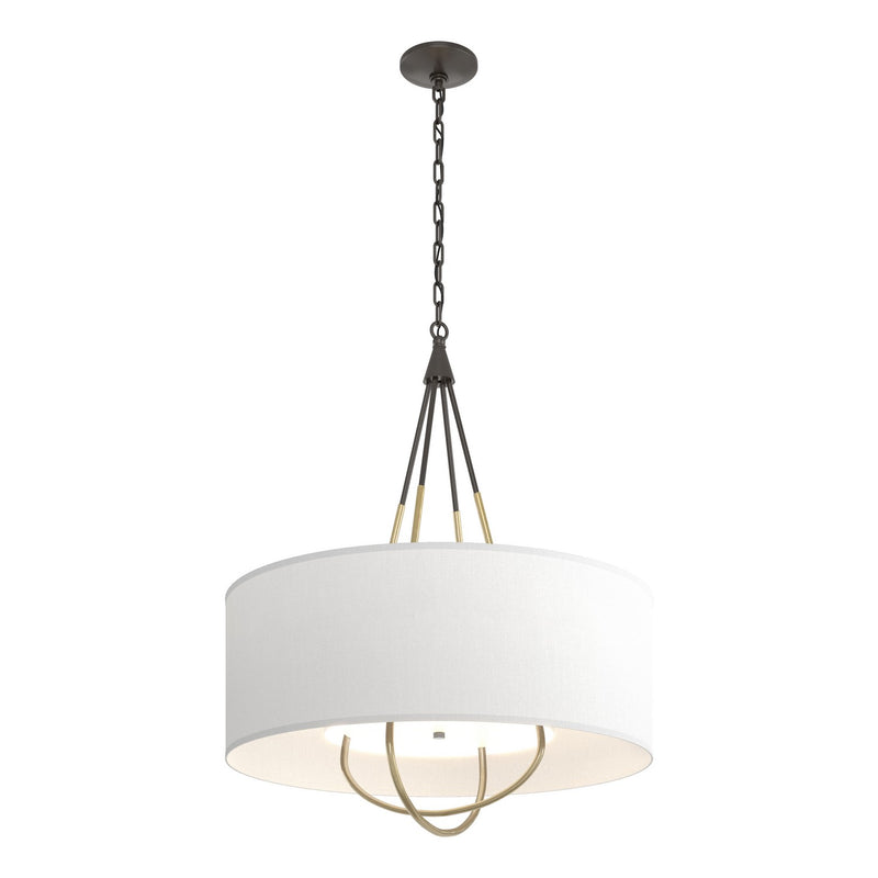 Hubbardton Forge 104230-SKT-14-86-SF2811 Four Light Pendant, Oil Rubbed Bronze