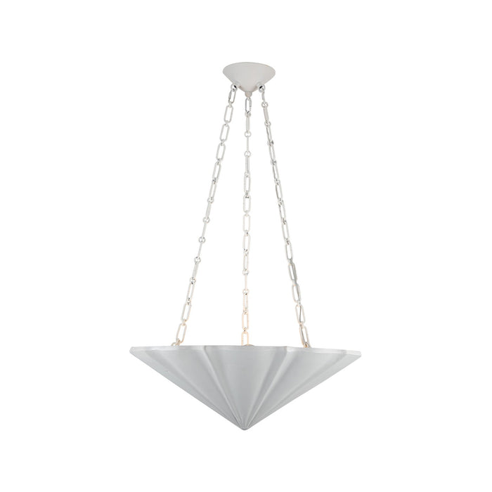 Alora CH352323AW Three Light Chandelier, Antique White