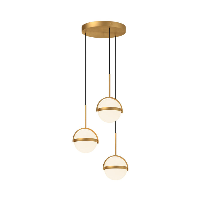 Alora MP301003BG LED Pendant, Brushed Gold