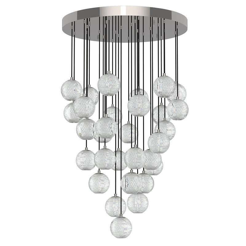 Alora MP321230PN LED Lantern, Polished Nickel