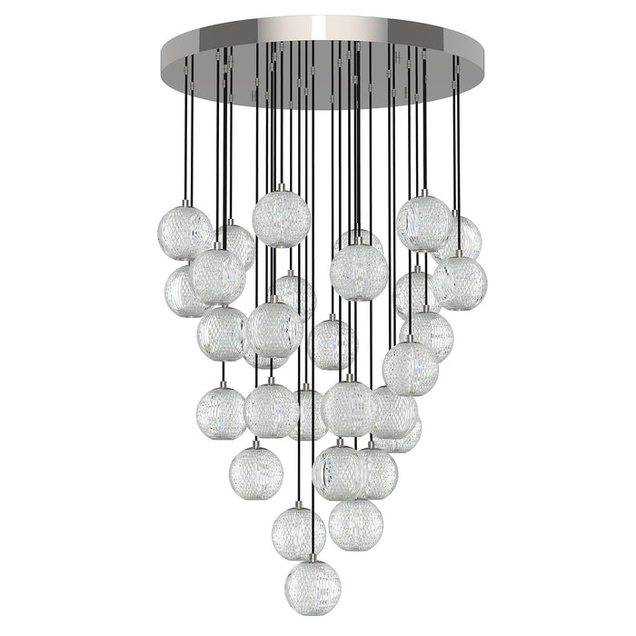 Alora MP321230PN LED Lantern, Polished Nickel