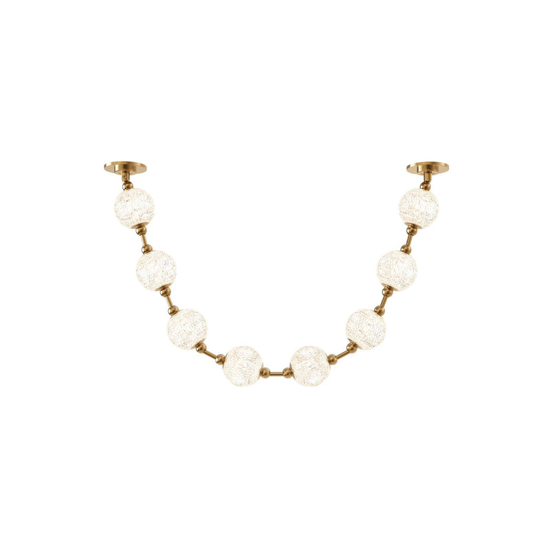 Alora PD321708NB-RT LED Pendant, Natural Brass
