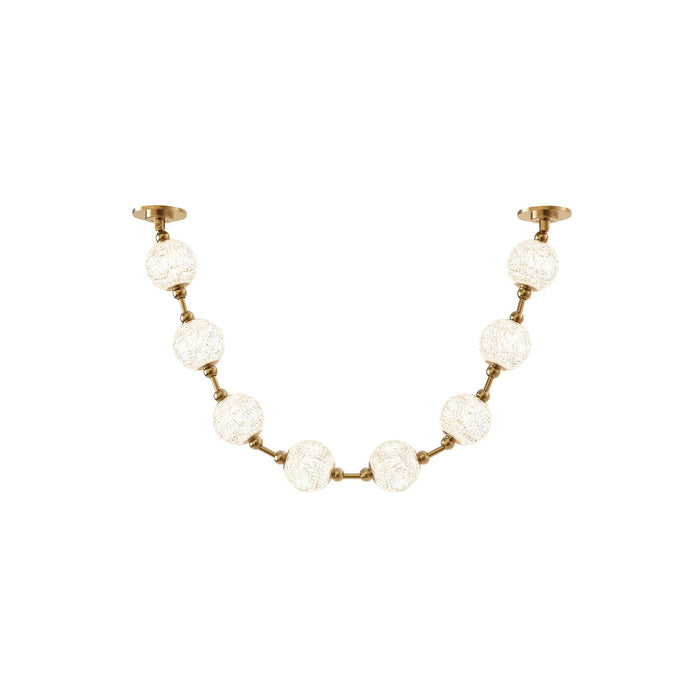 Alora PD321708NB-RT LED Pendant, Natural Brass
