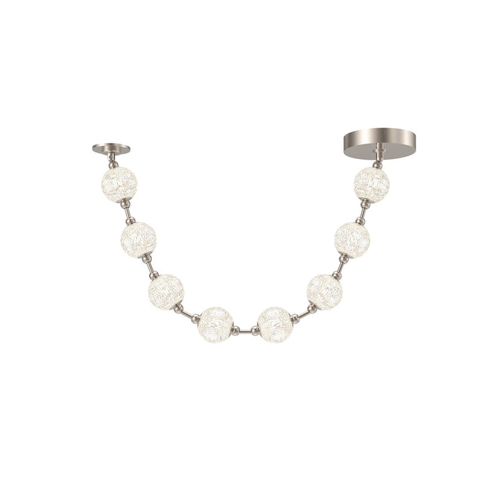 Alora PD321708PN LED Pendant, Polished Nickel