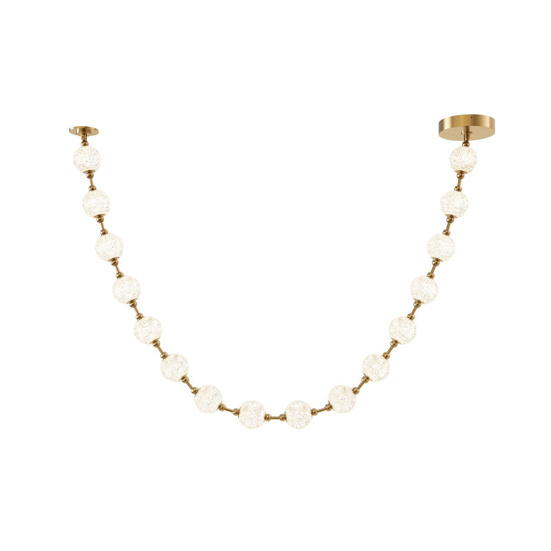 Alora PD321716NB LED Pendant, Natural Brass