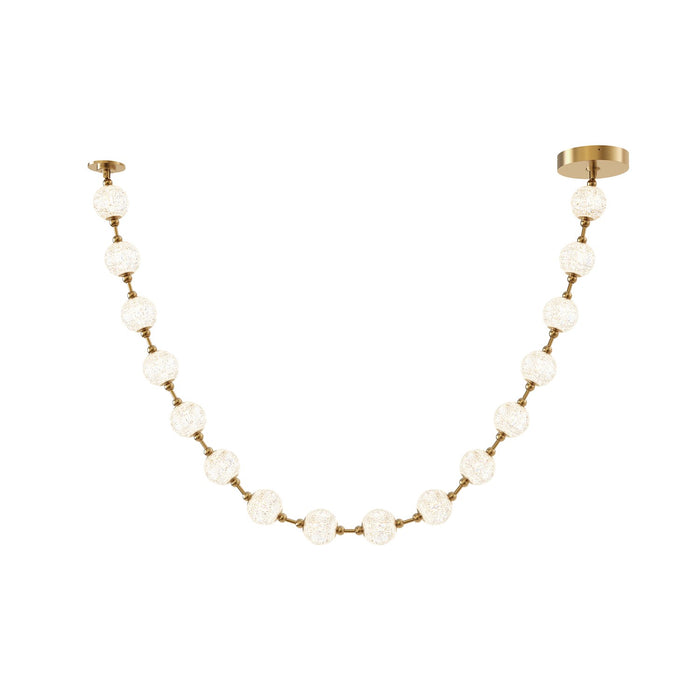 Alora PD321716NB LED Pendant, Natural Brass