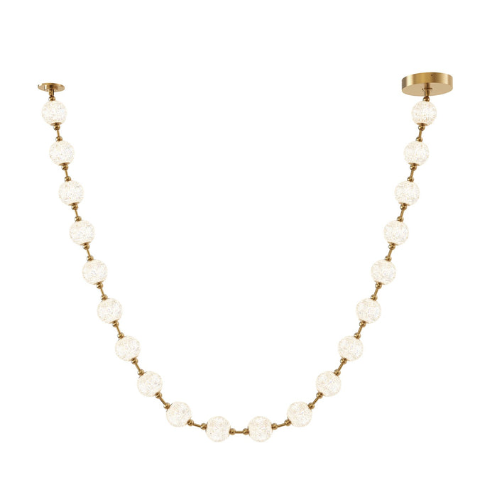 Alora PD321720NB LED Pendant, Natural Brass