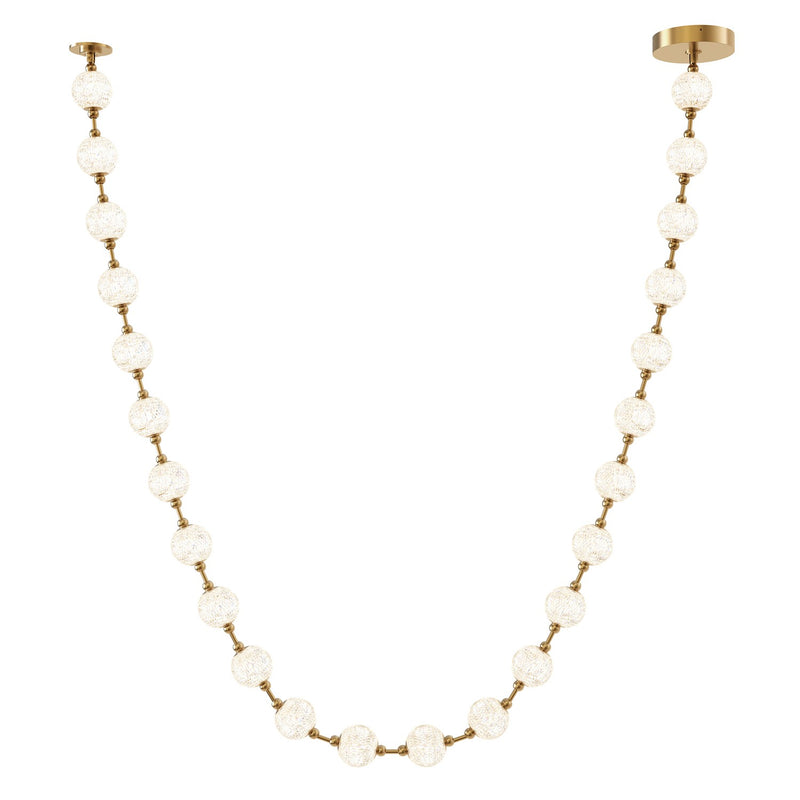 Alora PD321724NB LED Pendant, Natural Brass