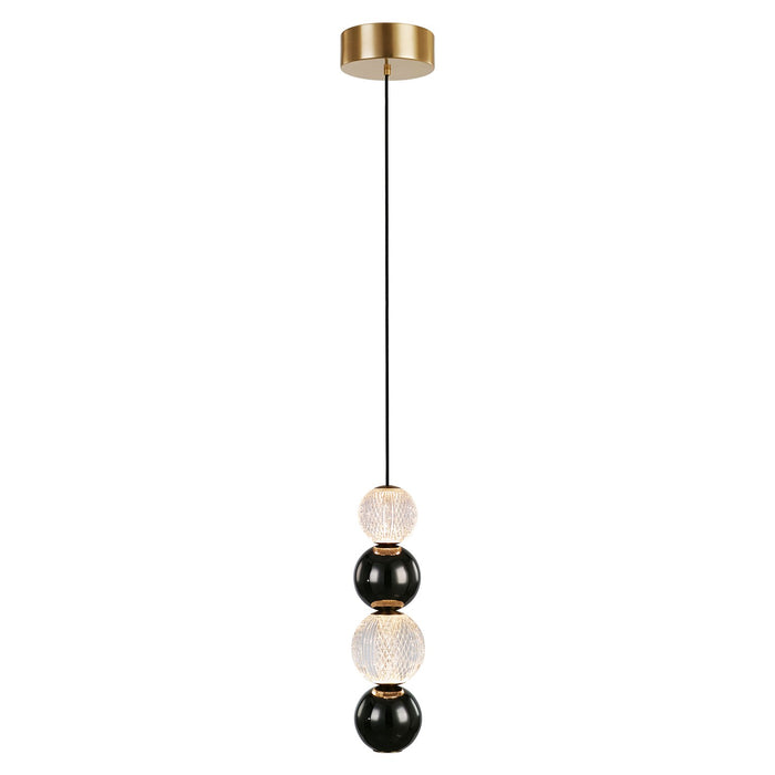 Alora PD321815NB LED Pendant, Natural Brass
