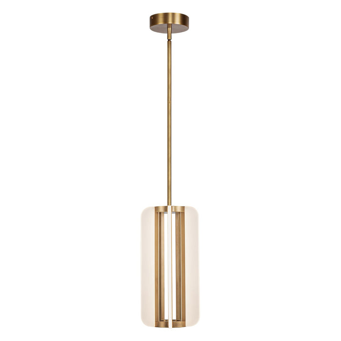 Alora PD336507VB LED Pendant, Vintage Brass