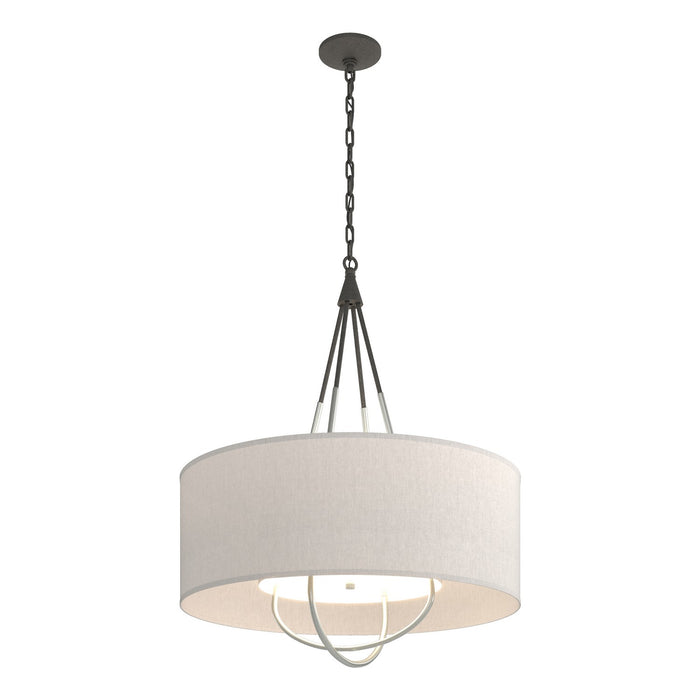 Hubbardton Forge 104230-SKT-20-82-SE2811 Four Light Pendant, Natural Iron