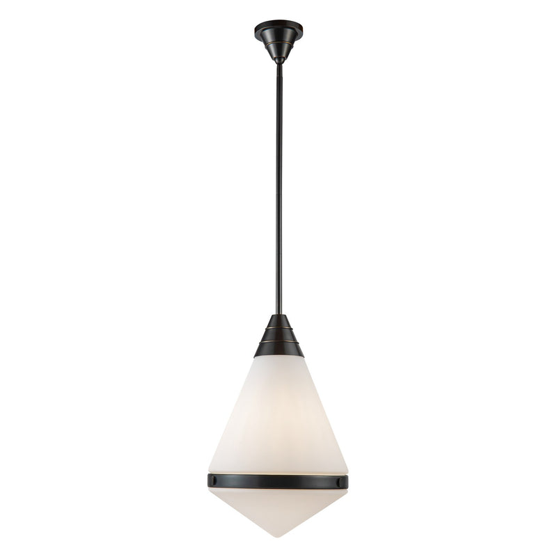 Alora PD348022UBOP One Light Pendant, Urban Bronze/Opal Matte Glass
