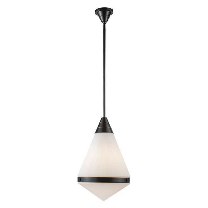 Alora PD348022UBOP One Light Pendant, Urban Bronze/Opal Matte Glass