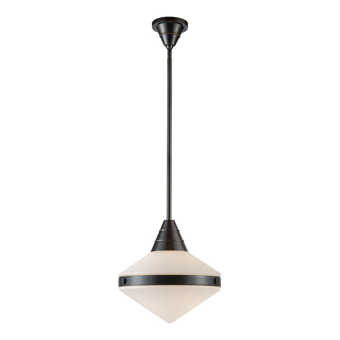 Alora PD348114UBOP One Light Pendant, Urban Bronze/Opal Matte Glass