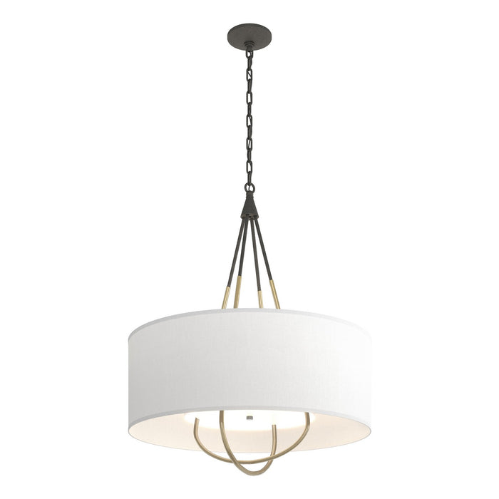 Hubbardton Forge 104230-SKT-20-86-SF2811 Four Light Pendant, Natural Iron
