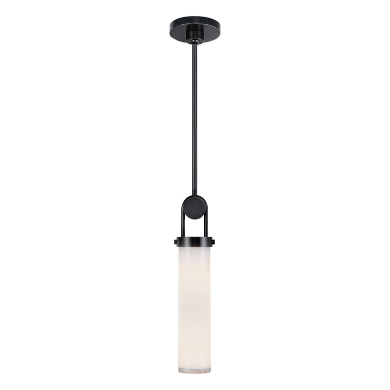 Alora PD355015UBGO One Light Pendant, Urban Bronze/Glossy Opal