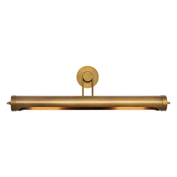 Alora PL355232VB Two Light Picture Light, Vintage Brass