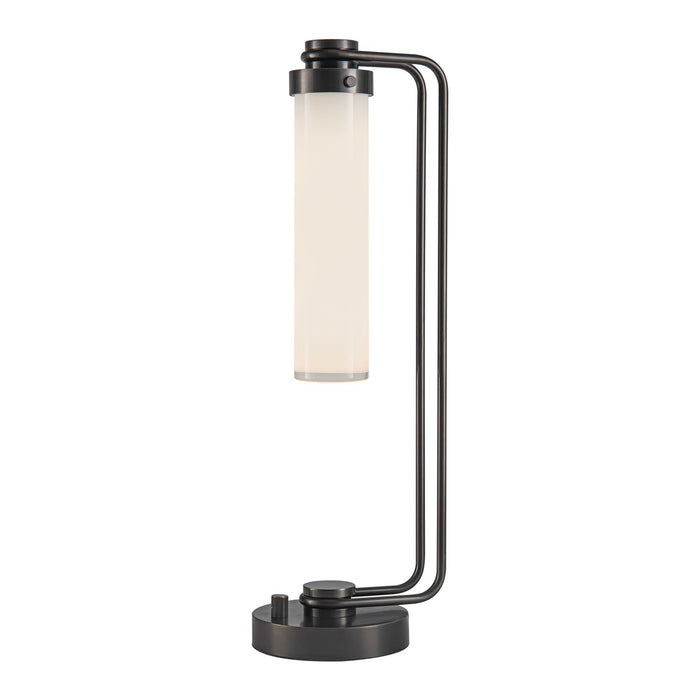 Alora TL355022UBGO One Light Table Lamp, Urban Bronze/Glossy Opal