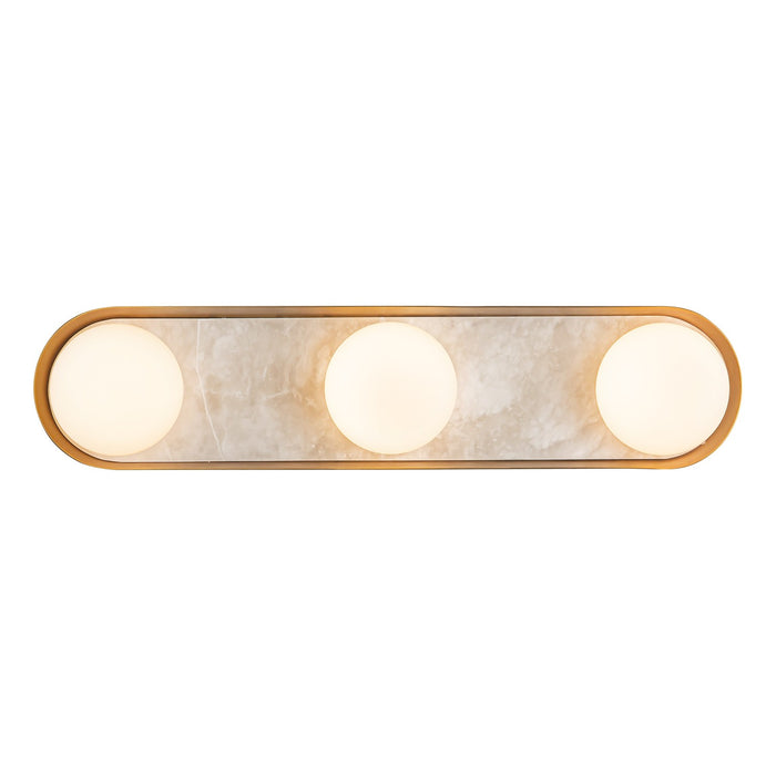 Alora WV320323VB LED Vanity, Vintage Brass