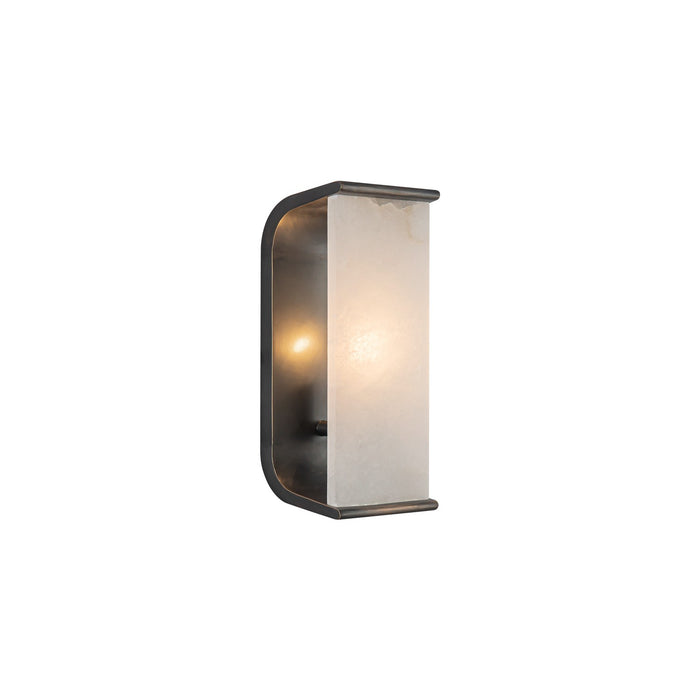 Alora WV327010UBAR One Light Wall Sconce, Urban Bronze/Alabaster
