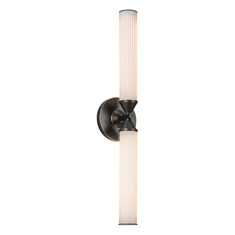 Alora WV348222UBFR LED Vanity, Urban Bronze/Frosted Ribbed Glass