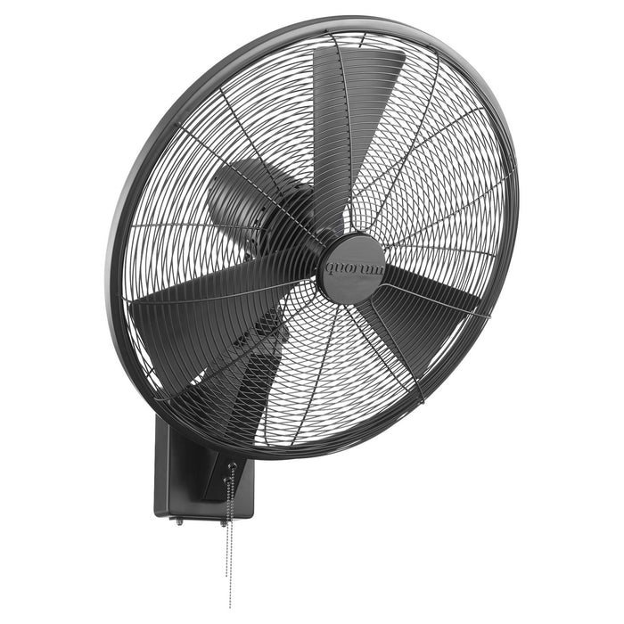 Quorum 93203-59 20" Wall Fan, Matte Black