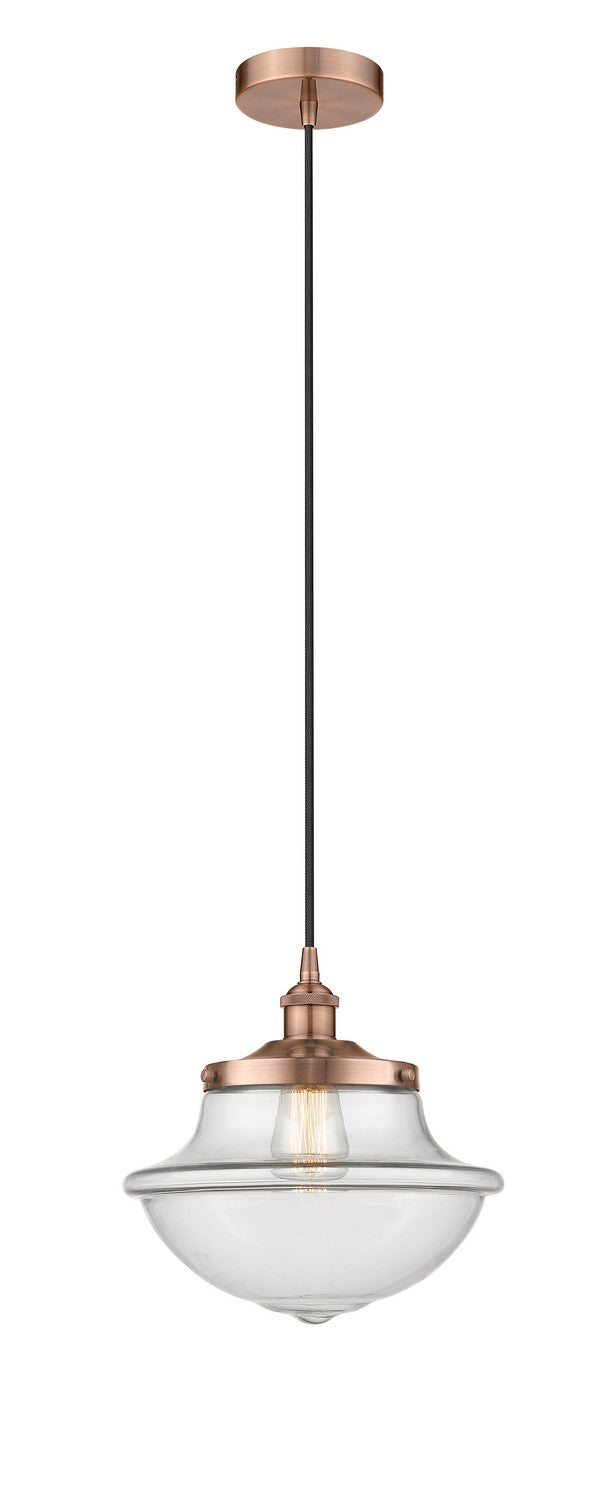 Innovations 616-1PH-AC-G542 One Light Pendant, Antique Copper