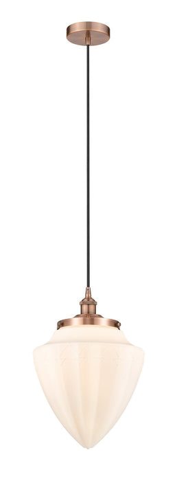 Innovations 616-1PH-AC-G661-12 One Light Pendant, Antique Copper