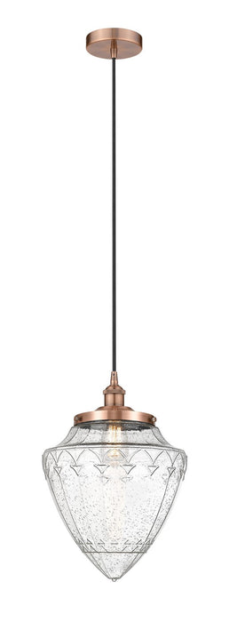 Innovations 616-1PH-AC-G664-12 One Light Pendant, Antique Copper