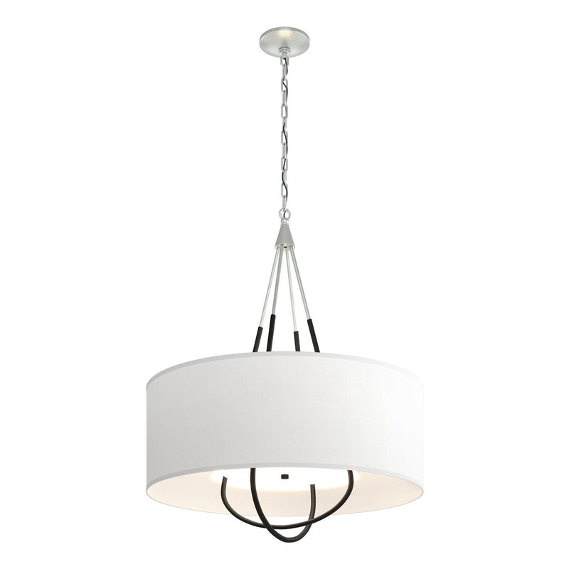 Hubbardton Forge 104230-SKT-82-10-SF2811 Four Light Pendant, Vintage Platinum