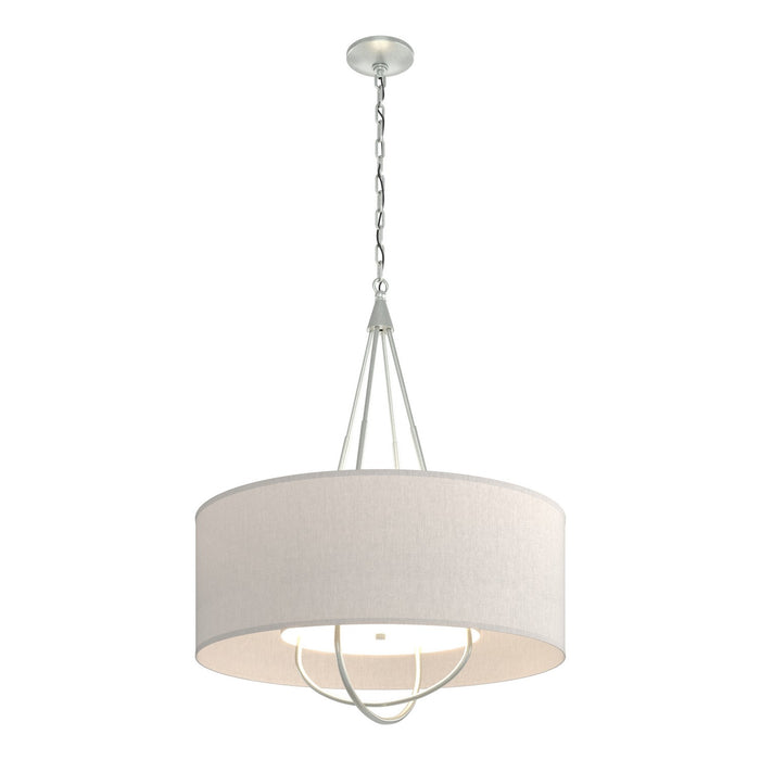 Hubbardton Forge 104230-SKT-82-82-SE2811 Four Light Pendant, Vintage Platinum