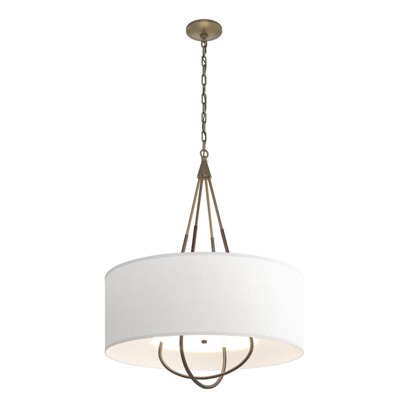 Hubbardton Forge 104230-SKT-84-05-SF2811 Four Light Pendant, Soft Gold