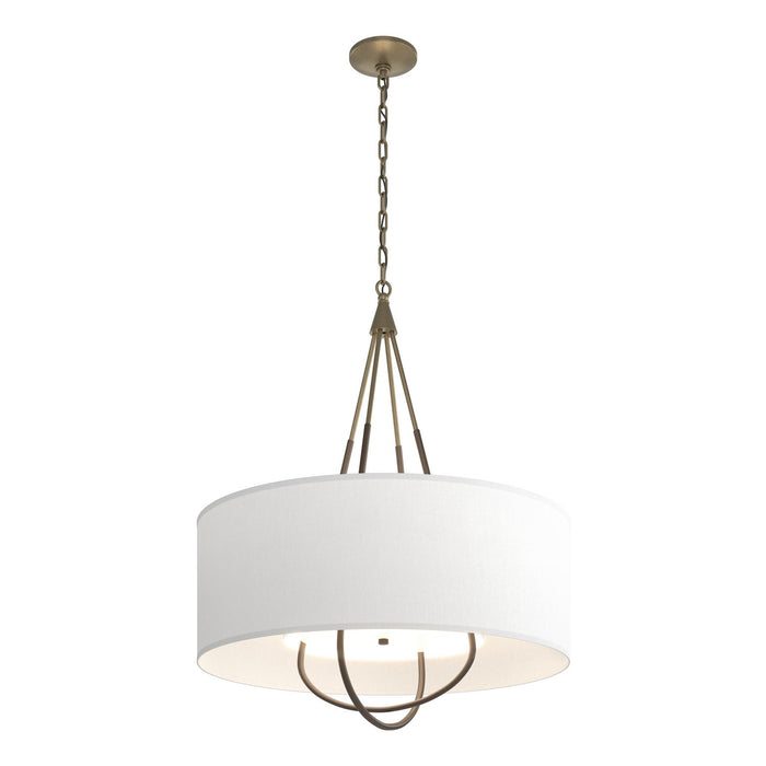 Hubbardton Forge 104230-SKT-84-05-SF2811 Four Light Pendant, Soft Gold